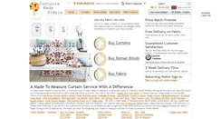 Desktop Screenshot of curtainsmadesimple.co.uk